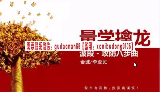 老马点金 2023《12大选股战法系列》股票视频课程